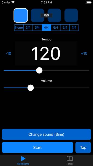 Simple Metronome immagine dello schermo