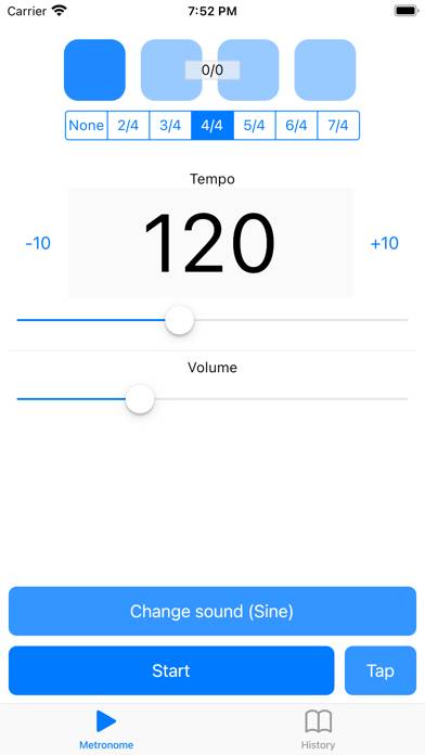 Simple Metronome immagine dello schermo