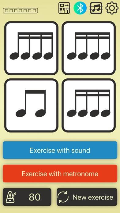 Rhythm Pro: tempo trainer. Schermata dell'app #3