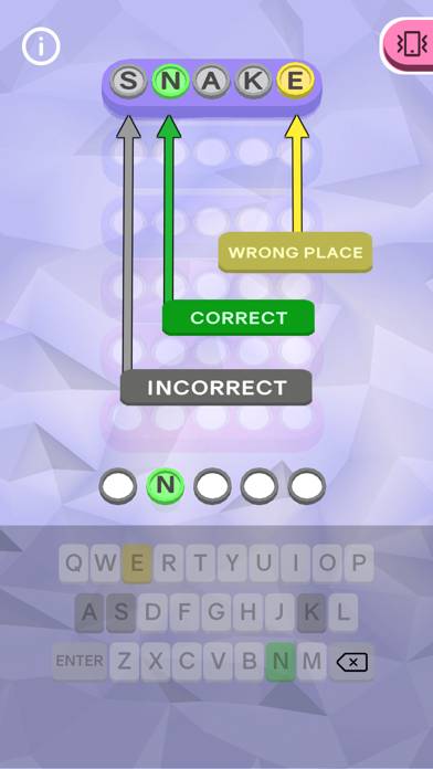 Word Guess 3D! App screenshot #1