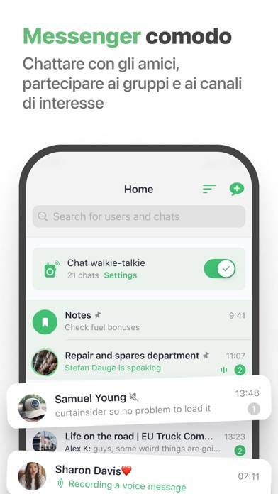 Roolz Walkie Talkie & GPS Mapa Captura de pantalla de la aplicación