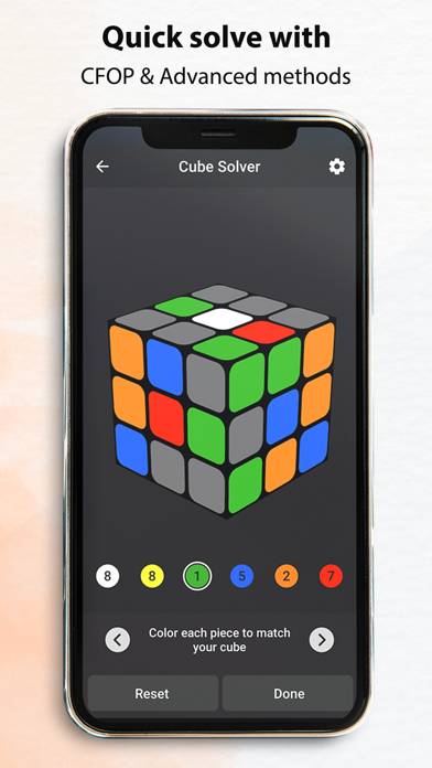 Rubiks Cube Solver & Timer Captura de pantalla de la aplicación #1