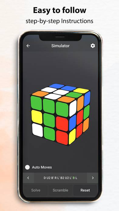 Rubiks Cube Solver & Timer Captura de pantalla de la aplicación #2