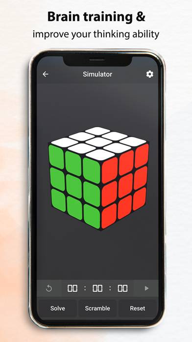 Rubiks Cube Solver & Timer Captura de pantalla de la aplicación #3