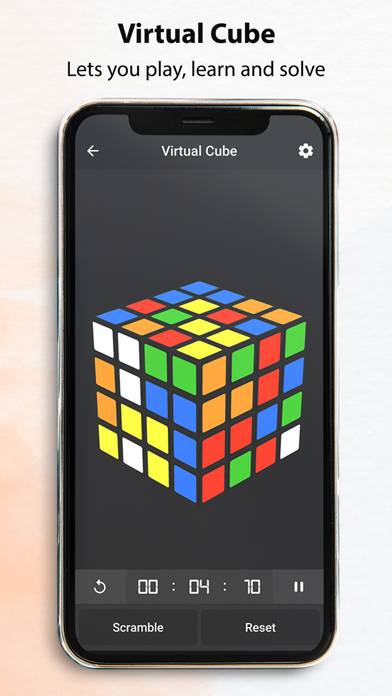 Rubiks Cube Solver & Timer Captura de pantalla de la aplicación #4