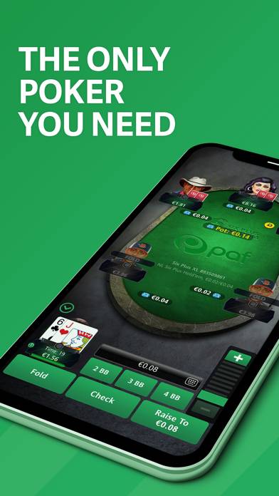 Paf.se Poker App skärmdump #1