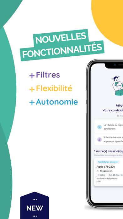 24/7 app. pour les remplaçants Capture d'écran de l'application