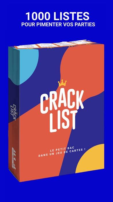 Crack List Party App skärmdump #1