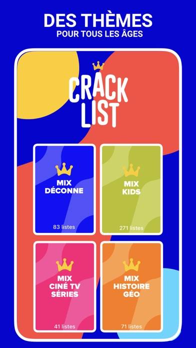 Crack List Party Schermata dell'app #2