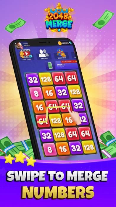 2048 Puzzle Win Real Money App screenshot #2