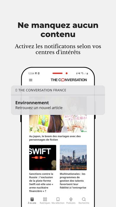 The Conversation | Actualités Capture d'écran de l'application #4