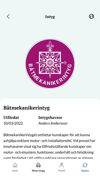 NFB Båtintyg App screenshot #4