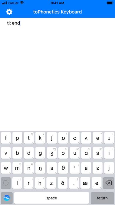 ToPhonetics IPA Keyboard Capture d'écran de l'application #2