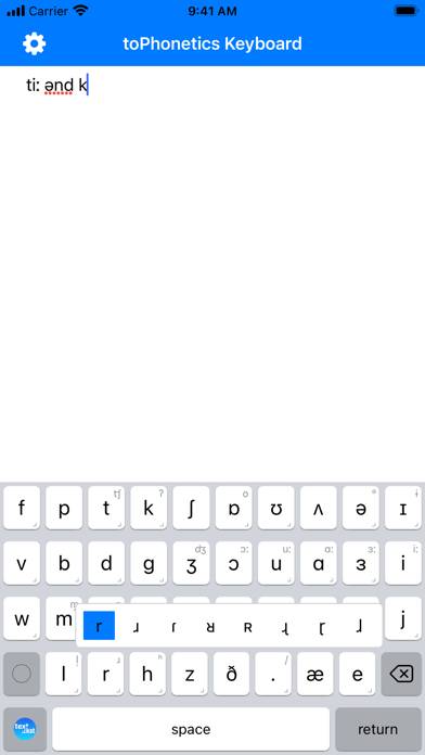 ToPhonetics IPA Keyboard Capture d'écran de l'application #3