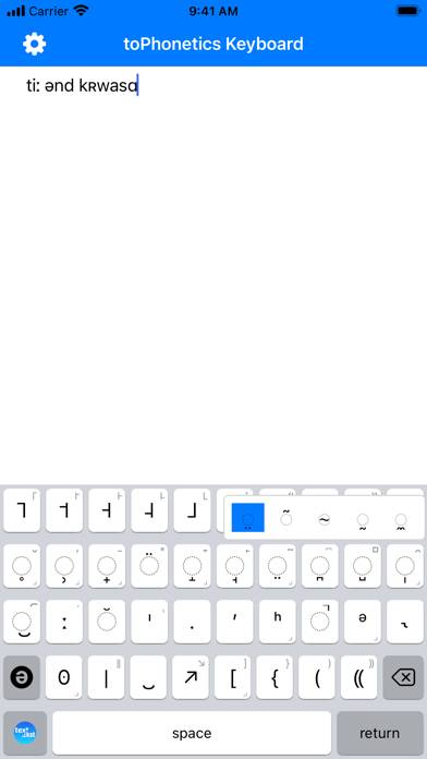 ToPhonetics IPA Keyboard Capture d'écran de l'application #4