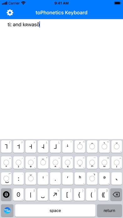 ToPhonetics IPA Keyboard Capture d'écran de l'application #5