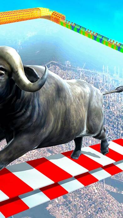 Epic Cow Mega Ramp Run game screenshot