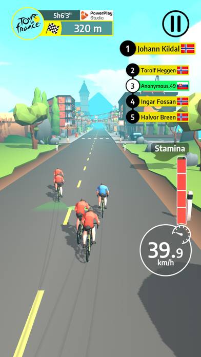 Tour de France Cycling Legends App-Screenshot #1