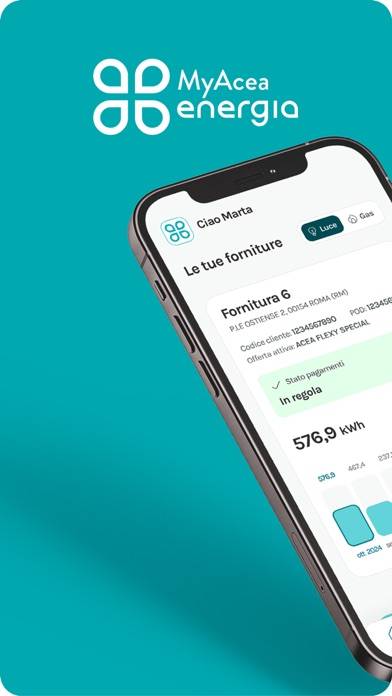MyAcea Energia Schermata dell'app