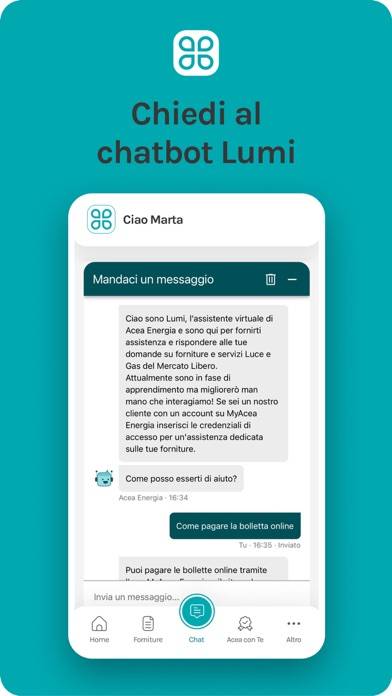 MyAcea Energia Schermata dell'app