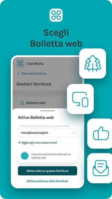 MyAcea Energia Schermata dell'app