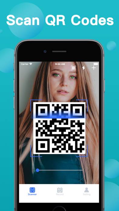 EasyQR Scanner QRcodes barcode App screenshot #1
