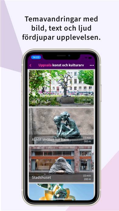 Uppsala konst och kulturarv App skärmdump