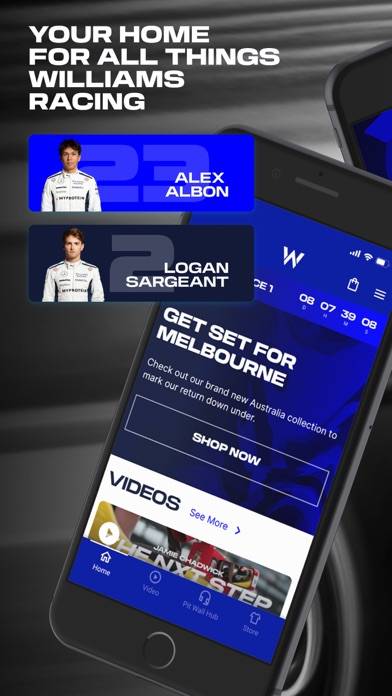 Williams Racing captura de pantalla