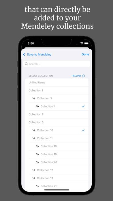Uploader for Mendeley Captura de pantalla de la aplicación #5