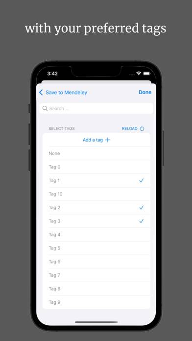 Uploader for Mendeley Captura de pantalla de la aplicación #6