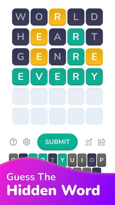 Wordies-Unlimited Word Puzzle Captura de pantalla de la aplicación #1