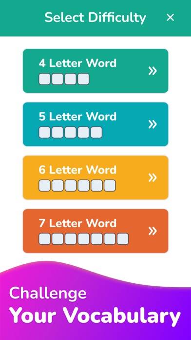 Wordies-Unlimited Word Puzzle Capture d'écran de l'application #2