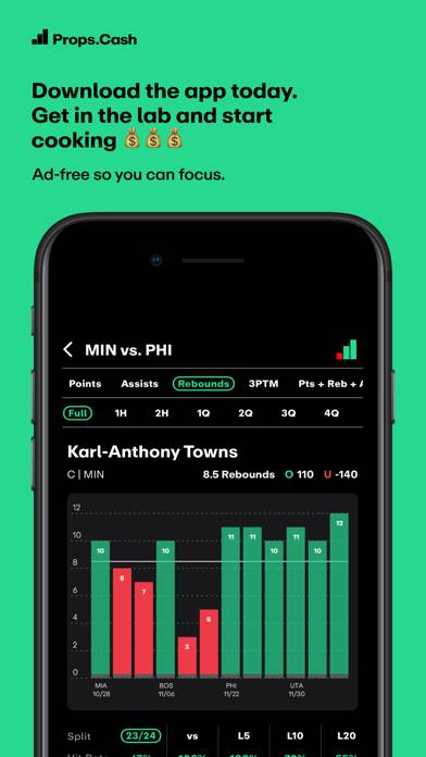 Props.Cash | Player Props Data App screenshot #5