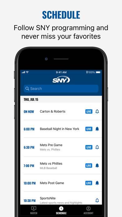 SNY: Stream Live NY Sports App screenshot #5