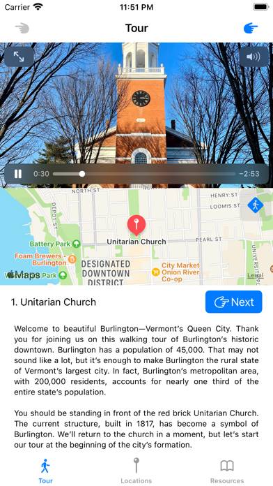 Walk Burlington: Tour BTV Bildschirmfoto