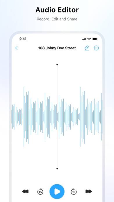 Audacity Audio Recorder App Schermata dell'app #1