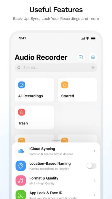 Audacity Audio Recorder App Schermata dell'app #5