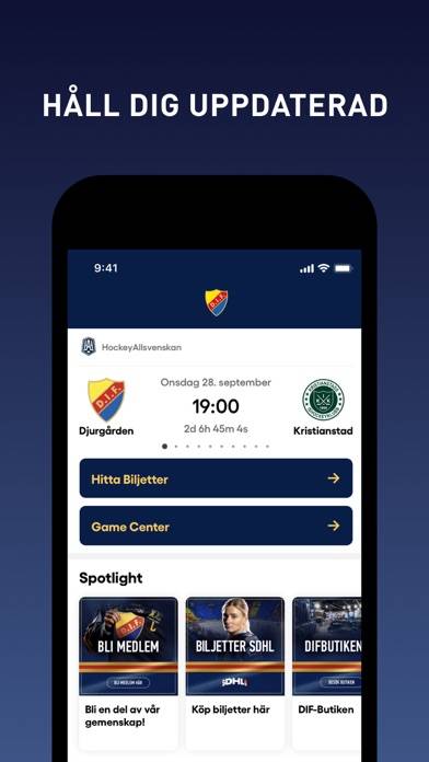 Djurgården Hockey App screenshot #3