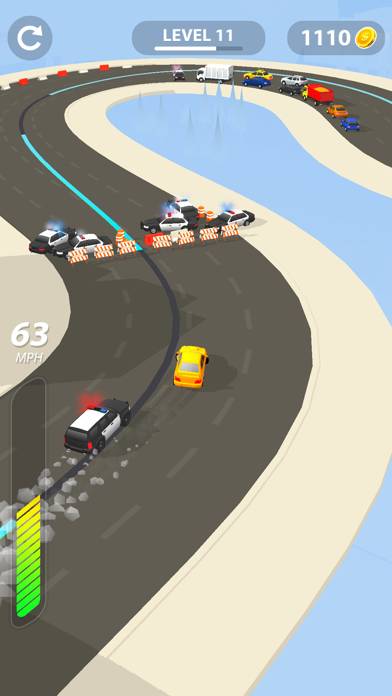 Line Race: Police Pursuit Скриншот приложения #1