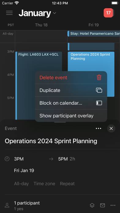 Notion Calendar Captura de pantalla de la aplicación #4