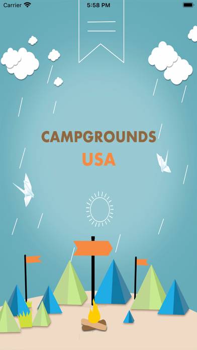 USA RV Parks and Campgrounds App-Screenshot #1