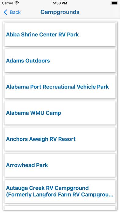 USA RV Parks and Campgrounds App-Screenshot #4