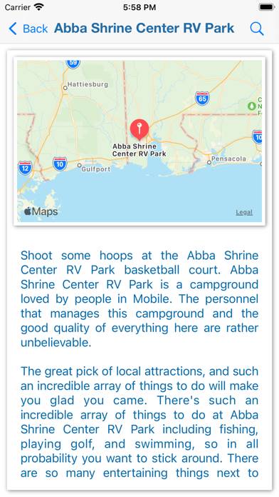 USA RV Parks and Campgrounds App screenshot #6
