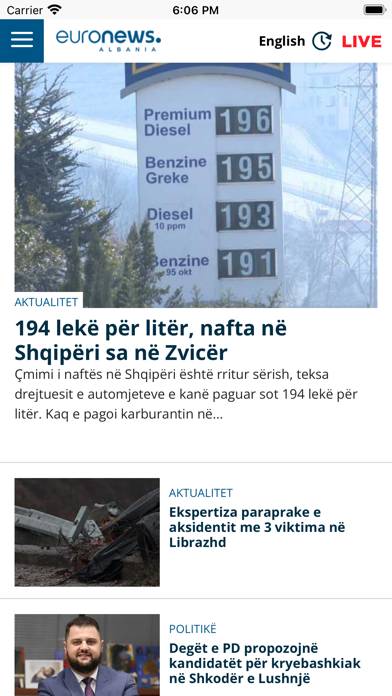 Euronews Albania Schermata dell'app #4