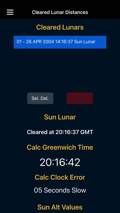 EZ Lunars App-Screenshot