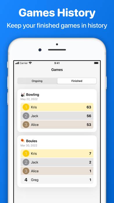 Skores: Game Night Leaderboard App preview #4