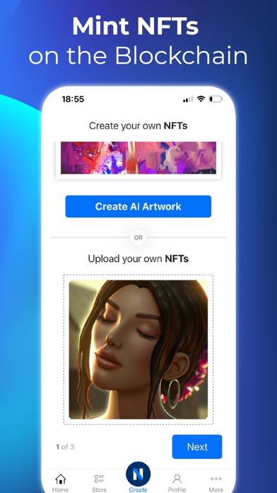 NFT Up Schermata dell'app #4