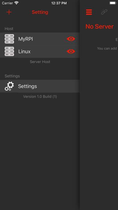 My RPI SSH App screenshot