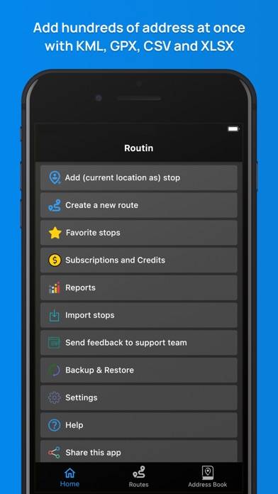 Routin Route Planner Uygulama ekran görüntüsü #1