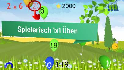 Einmaleinsjagd Bildschirmfoto